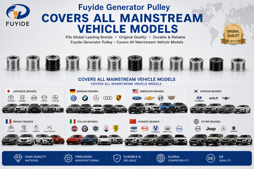 Why Product Coverage Matters When Sourcing Alternator Pulleys for the Aftermarket